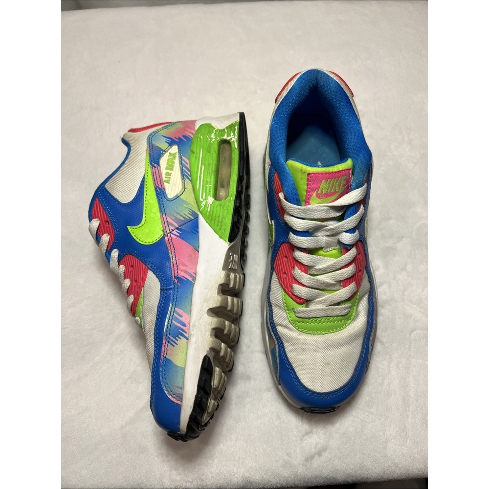 Nike Air Max 90 Lahar Escape GS Youth Size 6Y Blue Pink Green Sneakers